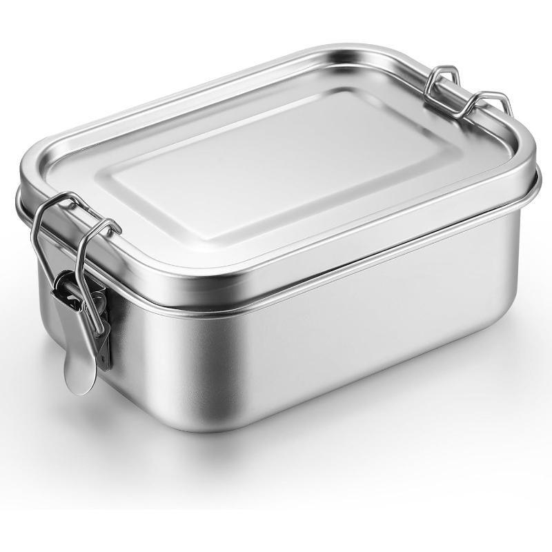 Meal Prep Recipes - Contenitori per Alimenti in Acciaio Inossidabile
