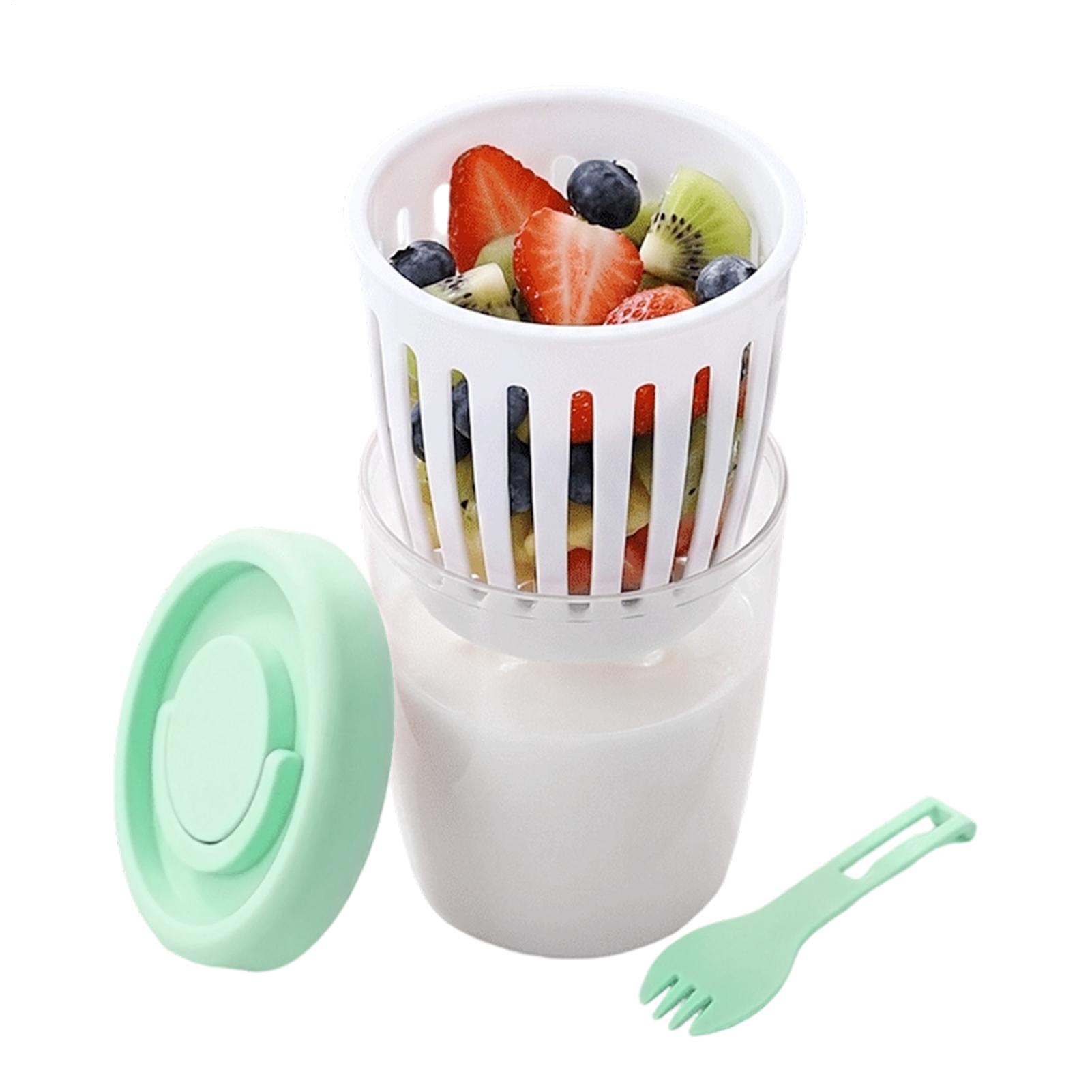 Meal Prep Yogurt Cups - Contenitori per yogurt con coperchio, barattoli