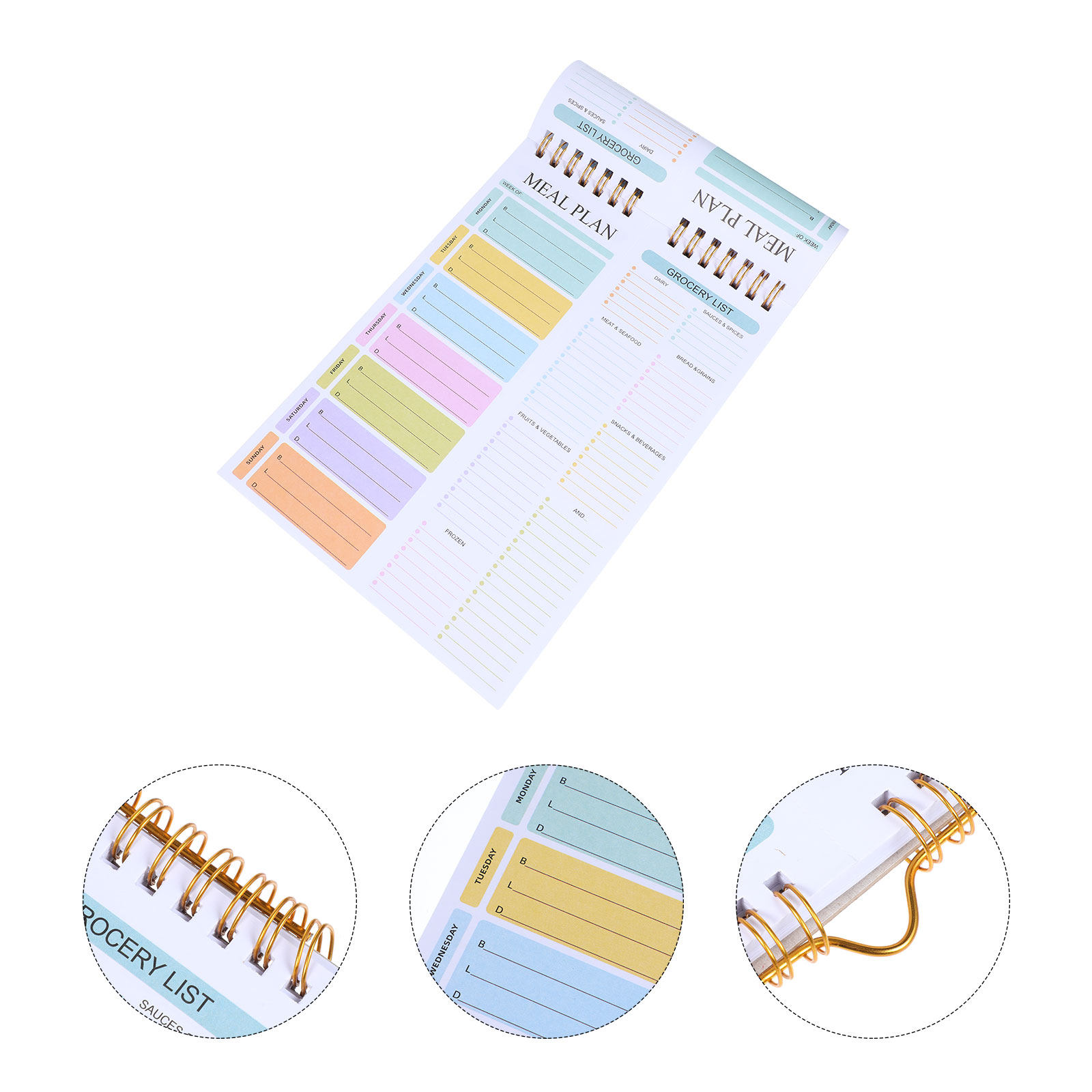 Meal Prep Menu - Quaderno Pianificatore Pasti 52 Fogli A5