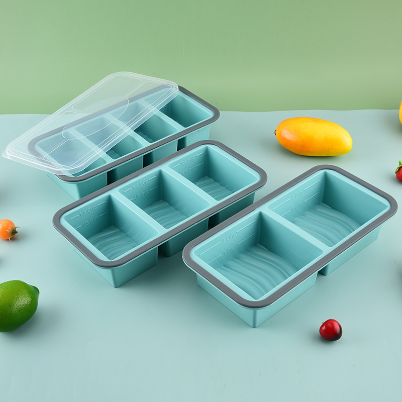 Meal Prep Menu - Vassoio per congelatore per alimenti in