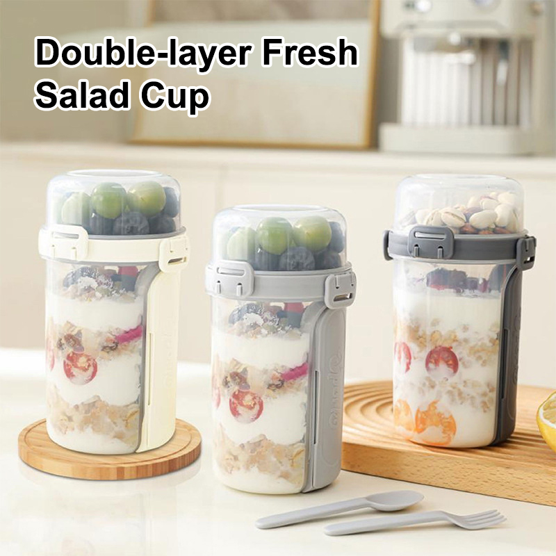 600ML Insalata Tazza di Farina - Meal Prep Yogurt Cups recensione e prezzo