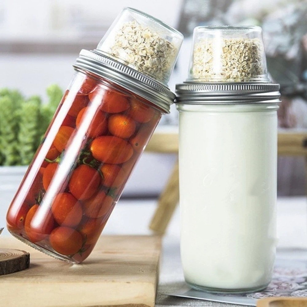 Barattoli in Vetro a Doppio St - Meal Prep Yogurt Cups recensione e prezzo