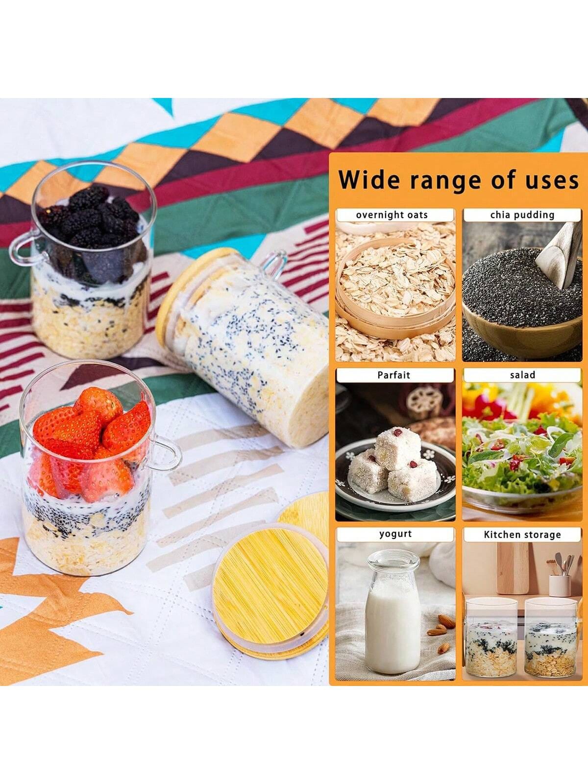 Set di 4 Barattoli per Overnig - Meal Prep Yogurt Cups recensione e prezzo