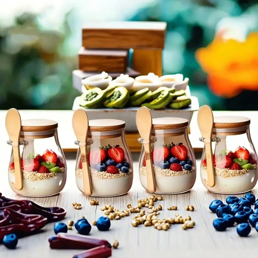Set di 4 Contenitori per Overn - Meal Prep Yogurt Cups recensione e prezzo