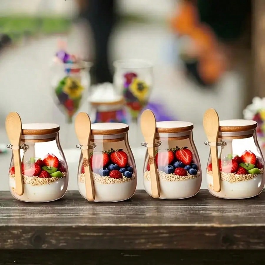 Set di 4 Contenitori per Overn - Meal Prep Yogurt Cups recensione e prezzo