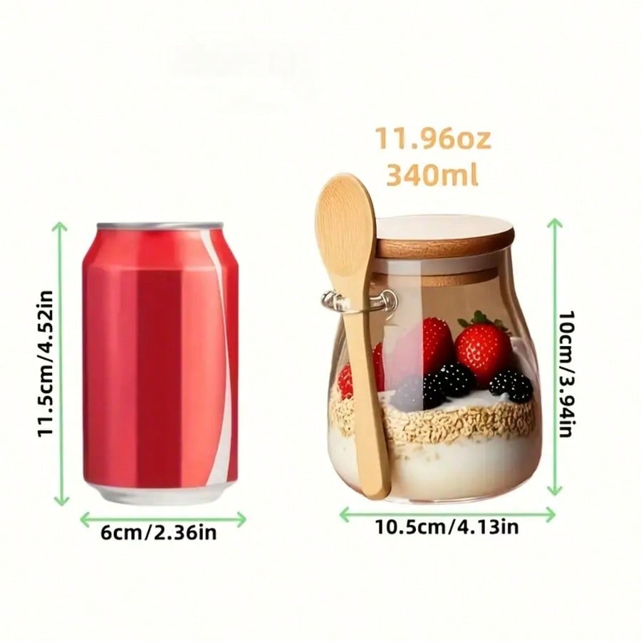 Set di 4 Contenitori per Overn - Meal Prep Yogurt Cups recensione e prezzo
